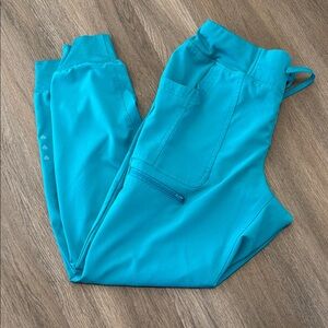 HeartSoul Break On Through Women's Scrubs Pant Low Rise Jogger “Teal”
